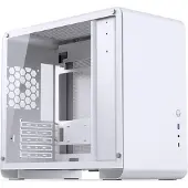 Jonsbo U4 MINI WHITE, Mini Tower, PC, Weiß, ITX, Mini-ATX, Stahl, Gehärtetes Glas, Gaming