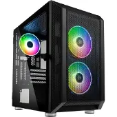 Kolink Citadel Mesh, PC, Schwarz, micro ATX, Mini-ITX, Netz, Kunststoff, Stahl, Gehärtetes Glas, 19 cm, 34,5 cm