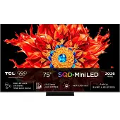 TCL MSQLED85L 75MSQLED85L, 190,5 cm (75"), 3840 x 2160 Pixel, SQD-Mini LED, Smart-TV, WLAN, Schwarz
