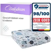 Nivion Gewichtsdecke für Kinder aus 100% Baumwolle, Edition "Wald" - 2,5 KG / 90x 120cm - Gewichtete Decke