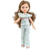 Paola Reina Puppe Amigas Carmen dunkelbraune lockige Haare 32cm Spielzeugpuppe