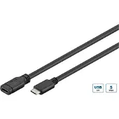 Microconnect USB3.1CC1.5EX, 1,5 m, USB C, USB C, USB 3.2 Gen 1 (3.1 Gen 1), Schwarz