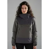 CMP Woman Jacket Fix Hood Forest Forest 42