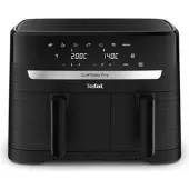 Tefal Easy Fry EY901N, Heißluftfritteuse, 8,3 l, Doppel, Schwarz, Berührung, Eigenständig