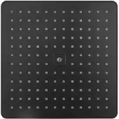 Aqualine Kopfbrause, 300x300mm, ABS/Schwarz matt