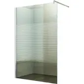 FA-Bausysteme Walk-In Glas Dusche Gestreift 60 cm