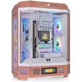 Thermaltake The Tower 600, Midi Tower, PC, Mokka, ATX, micro ATX, Mini-ITX, SPCC, Gehärtetes Glas, Gaming