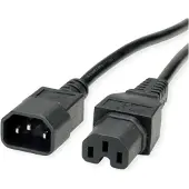 Value AK5003 Stromkabel Schwarz 2 m C14-Koppler C15-Koppler (AK5003)