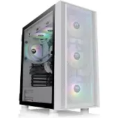 Thermaltake H570 TG ARGB, Midi Tower, PC, Weiß, ATX, EATX, micro ATX, Mini-ITX, SPCC, Gehärtetes Glas, Multi