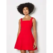 Apricot Minikleid "Fit-and-Flare-Kleid" in unifarben