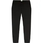 Schiesser Pyjamahose "Mix + Relax", Damen, Gr. 42, N-Gr, schwarz (000, schwarz), Single Jersey, Obermaterial: 95% Modal, 5% Elasthan, lang, Hosen Pyjamahose, weiche Single-Jersey Qulität, Gummizug