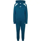 Puma Jogginganzug Damen aus Baumwolle mit Kapuze, Farbe:Midnight Petrol, Größe:S
