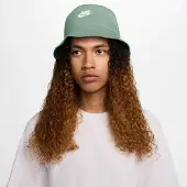 Nike Fischerhut "U NK APEX BUCKET SQ FUT WSH L" mit gesticktem Futura-Logo, im Washed-Look, aus Baumwolle