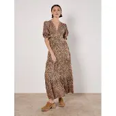 Apricot Maxikleid "Sarasa Maxikleid" mit Blumenmuster