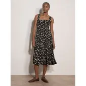 Apricot Midikleid "Florales Midikleid" mit Smokdetails