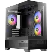 Antec CX500M ARGB PC Gehäuse Mini Tower Micro-ATX, schwarz