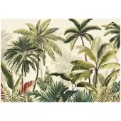 WALLARENA FOTOTAPETE Blätter Grün Dschungel Natur Wohnzimmer 350x250