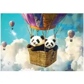 WALLARENA FOTOTAPETE Kinderzimmer Tiere Wolken Tapete Kinder 250x175