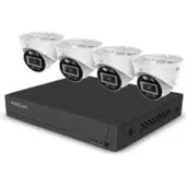 Foscam FNA108 E T4 2T (schwarz/weiß, FNA108E 8-Kanal PoE NVR, 4x T8EP Kamera)