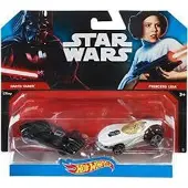 Mattel Star Wars Auto Darth Vader mit Prinzessin Leia