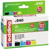 Edding Tintenpatrone EDD-540 Multipack HP 934XL - 935XL