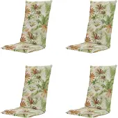 Madison – Hochlehner-Sitzkissen Axel – Mehrfarbig – 123 x 50 x 5 cm – 4er-Set