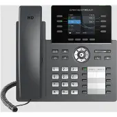Grandstream Networks GRP2634, IP-Telefon, Schwarz, Kabelgebundenes Mobilteil, Im Band, Außerhalb des Bandes, SIP-Info, Supervisor, Benutzer, 8 Zeilen