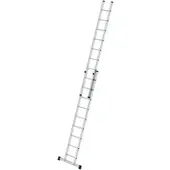 MUNK Günzburger Steigtechnik MUNK Schiebeleiter mit Traverse 2x9 Sprossen