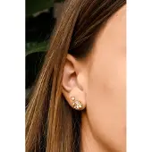 Otazu Light Peach Earpins Größe: OS | Ohrringe Outlet | Damen | Orange