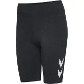 Hummel Trainingstights "HMLPULSE LOGO MW SHORT TIGHTS" atmungsaktiv, mit Elasthan-Anteil, schnell trocknend