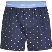Happy Shorts Herren Webboxershorts - American Style, Baumwolle, gemustert