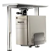 Roline PC Holder with rotation function, silver