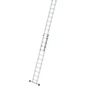 MUNK Günzburger Steigtechnik MUNK Schiebeleiter mit Traverse 2x11 Sprossen