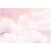 WALLARENA Fototapete Kinder Mädchen in Rosa | Gr.: 350 x 250 cm