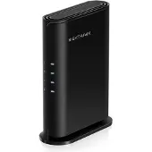 Netgear 4-Stream AX1800, Wi-Fi 6 (802.11ax), Dual-Band (2,4 GHz/5 GHz), Ethernet/LAN, Schwarz, Tabletop-Router