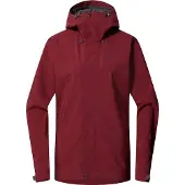 Haglöfs Damen Breeze Proof Regenjacke Carmine Red S