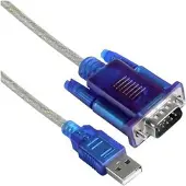 Microconnect USBADB, Grau, 1,8 m, USB Typ-A, DB-9, Stecker, Stecker