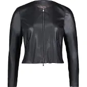 Vera Mont Blazer-Jacke 9045, Größe 40, figurbetont, Rundhals, Reißverschluss, 51 cm Länge