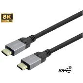 VivoLink PROUSBCMM5, 5 m, USB C, USB C, USB 3.2 Gen 2x2, Schwarz
