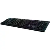 Logitech G 920-008903, Volle Größe (100%), Kabellos, RF Wireless + Bluetooth, Mechanischer Switch, QWERTZ, Schwarz