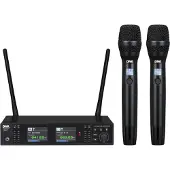 DNA Professional XMIC 2 - Doppelset kabellos: 2 Handmikrofone + Empfänger (518–542 MHz)