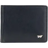 Braun Büffel Portemonnaie GOLF RFID Geldbörse 4+3 Kartenfächer schwarz Uni - Leder