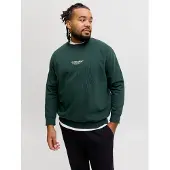 Jack & Jones Sweatshirt "JJESOHO SWEAT CREW NECK NOOS PLS", Baumwollmischung, regular fit