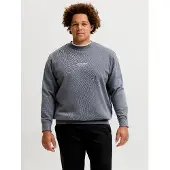 Jack & Jones Sweatshirt "JJESOHO SWEAT CREW NECK NOOS PLS", Baumwollmischung, regular fit