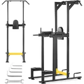 Gymrex Stationäre Multifunktionsstange für Klimmzugdips
