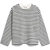 Armedangels - Women's Frankaa Stripe - Pullover Gr L grau