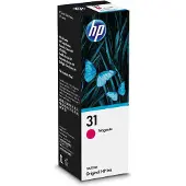 HP 31 Magenta Original Tintenflasche, 70 ml, Original, Magenta, , Ink Tank 310, Ink Tank Wireless 410, Smart Tank 350, Smart Tank Wireless 450, Smart..., 9100 Seiten, Standardertrag