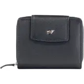 Braun Büffel Portemonnaie GOLF RFID RV-Geldbörse M 12 Kartenfächer schwarz Uni - Leder
