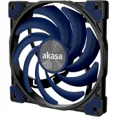 Akasa Alucia XS Slim-Lüfter, 120 mm - blau