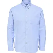 Selected Langarmhemd "SLHREGRICK-OX SHIRT LS NOOS" Baumwolle, regular fit